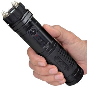 ZAP Light Extreme Stun Gun Flashlight with Spiked Electrodes