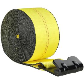 Winch Straps, (10 pack) 4" x 40', 6000 lbs Load Capacity, 18000 lbs Break Strength, Truck Straps with Flat Hook,