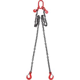 Chain Sling, 3/8 inch x 6 ft Lifting Chains with Hooks, G80 Engine Chain Hoist Lifts, 11000 lbs/5 Ton Lifting Sling Chains for Engine Hoist