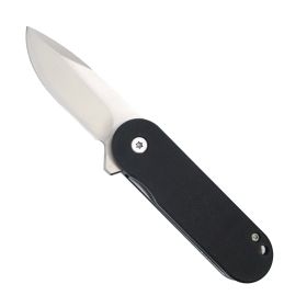 5.5" Ball Bearing Premium Knife with G10 Handle (Color: BLACK)