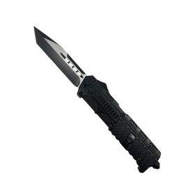 Armed Force Tactical 5.5" OTF Knife with Tanto Blade (Color: BLACK)