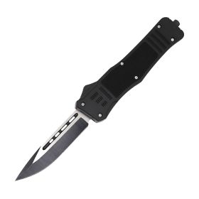 3.5" ABS OTF Automatic Knife w/ Drop Point Blade (Color: BLACK)