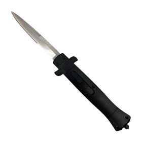 Ultralite ABS Automatic OTF Stiletto Knife (Color: BLACK)
