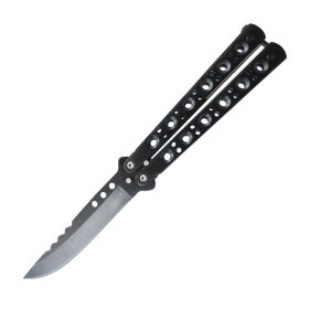 9" Butterfly Knife (Color: BLACK)