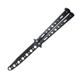 8.75" Butterfly Trainer Knife (Color: BLACK)